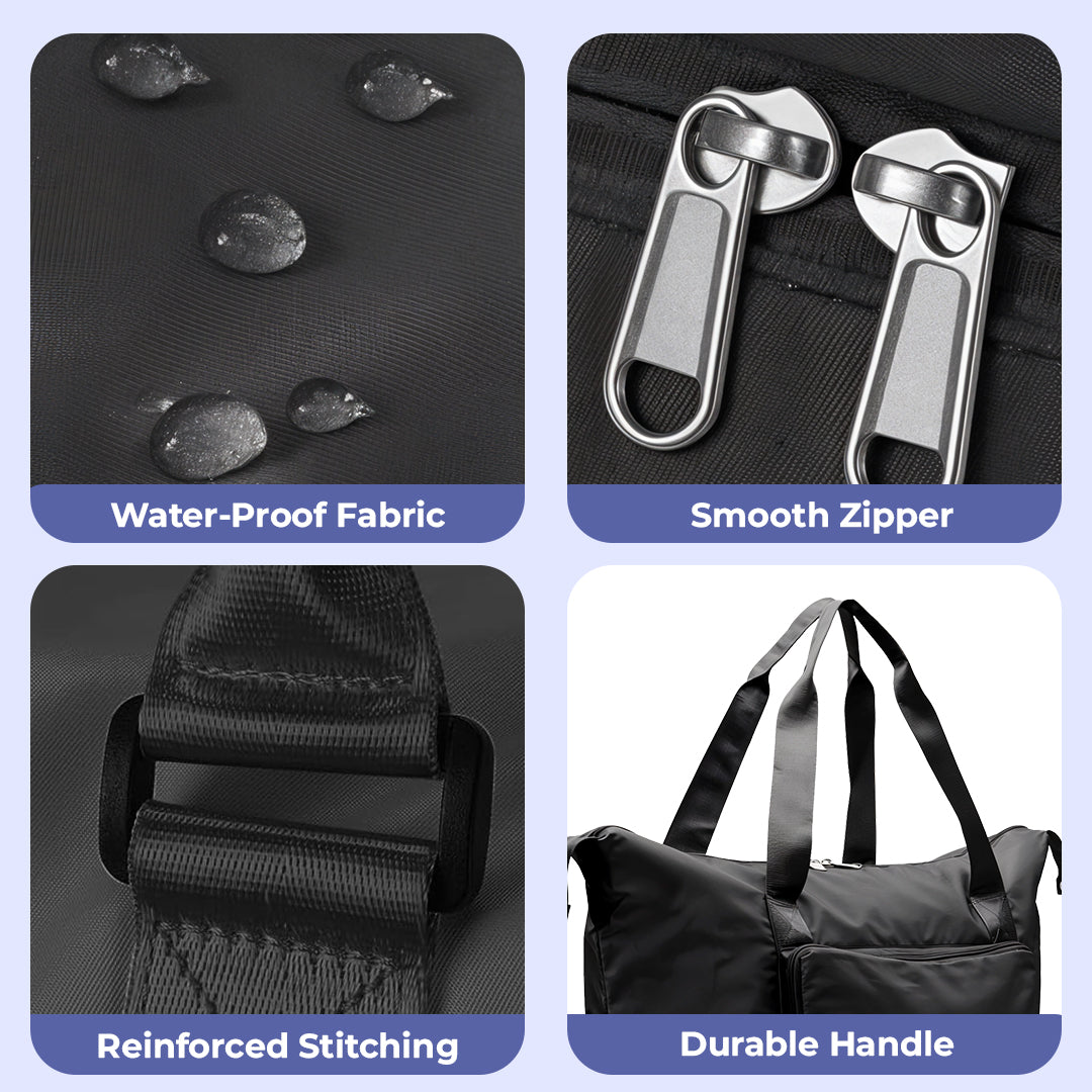 Waterproof Travel Bag - 7 Day Trip in One Bag & Multiple Pockets