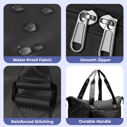 Waterproof Travel Bag - 7 Day Trip in One Bag & Multiple Pockets