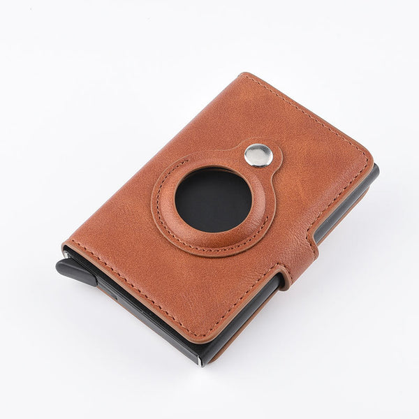 Leather Case Slim Air tag Wallet