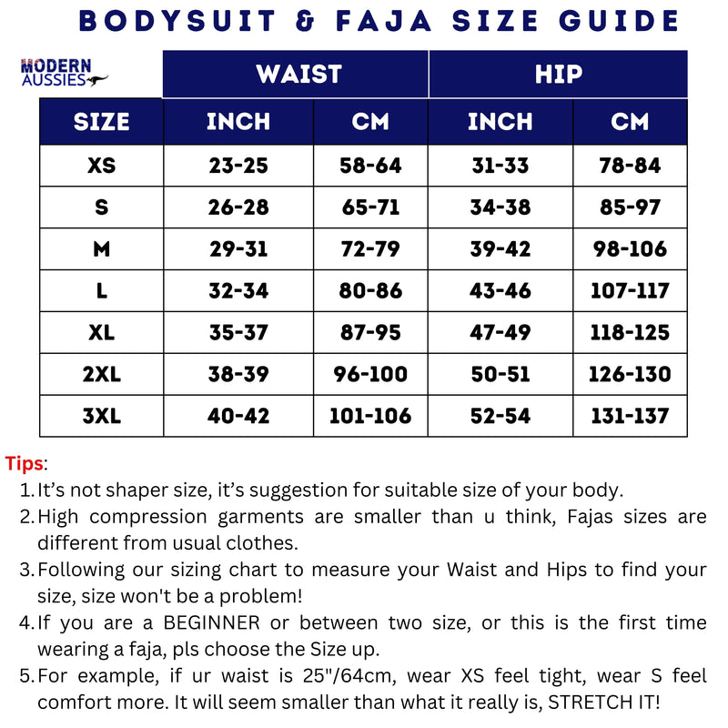 Bodysuit & Faja High Garment Hooks - Extra Support Adjustable Double Compression