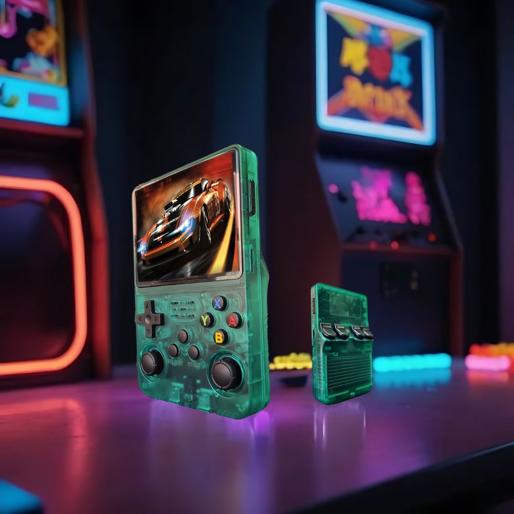 Retro Handheld Gaming Console with HD Screen & USB Charging – Modern ...