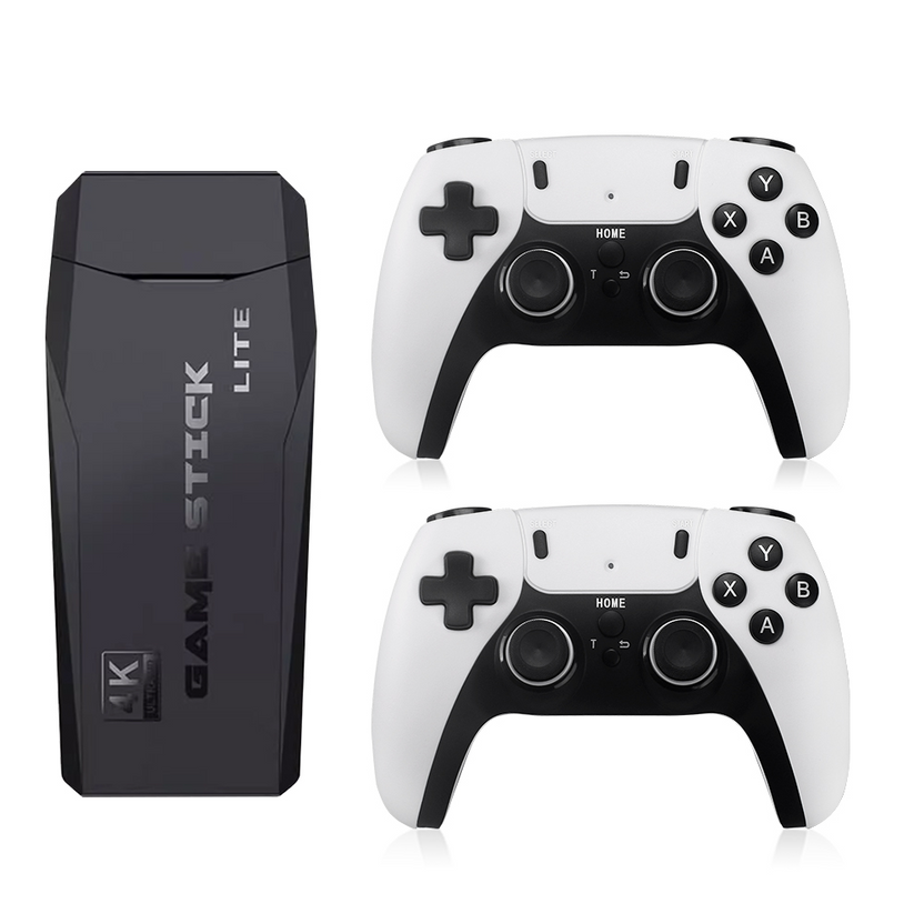 Wireless Retro Gaming Stick with 40,000+ Built-in Games, 2.4G Controller, 4K HDMI Output - Perfect Gift for Adult Gamers