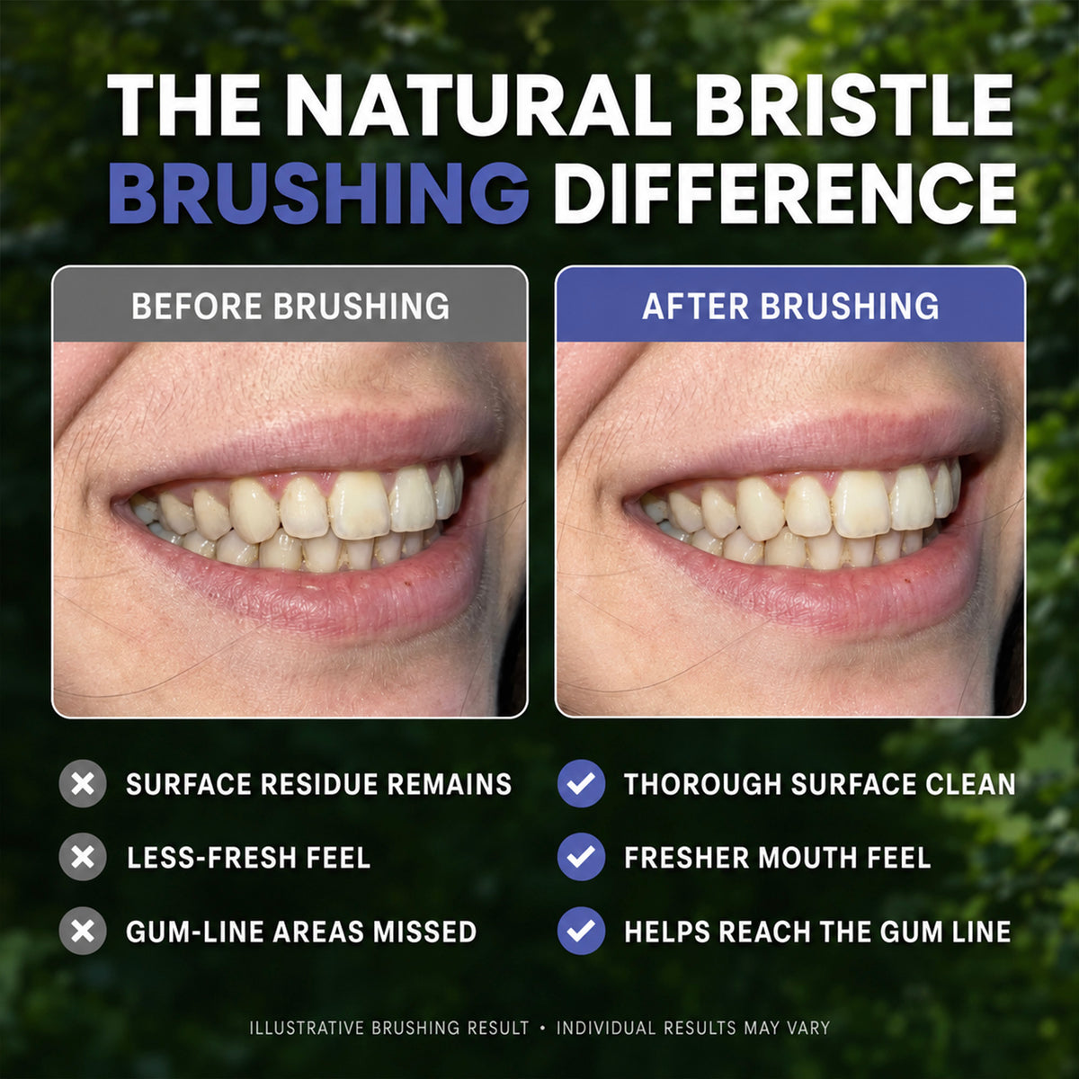 The Natural Brush - Boar & Bamboo Toothbrush