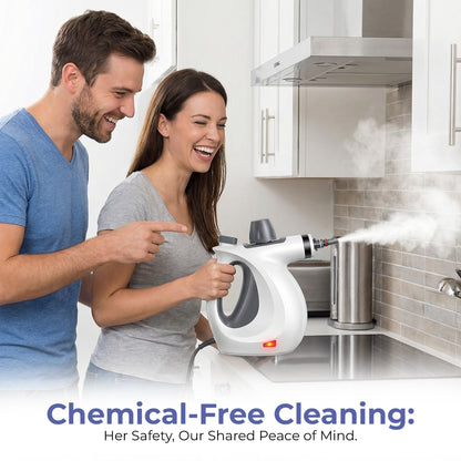 Portable Steam Cleaner – Pressurized, Multi-Purpose Use