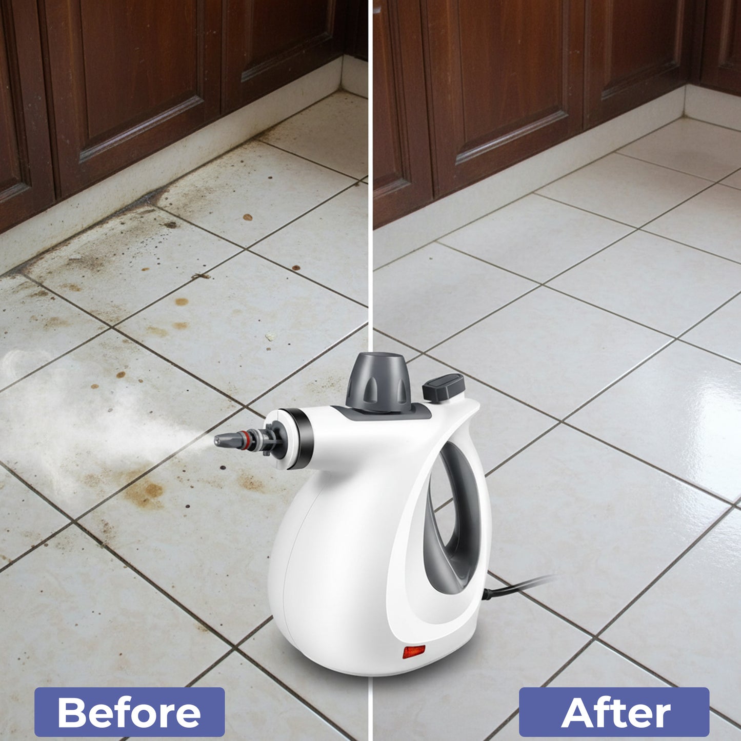 Portable Steam Cleaner – Pressurized, Multi-Purpose Use