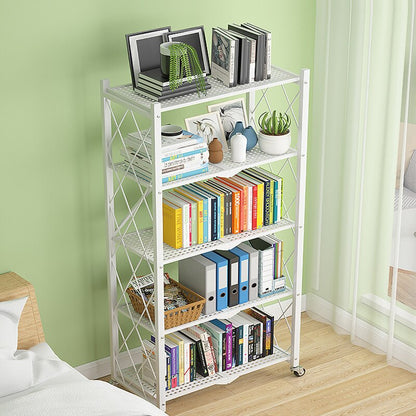 Metal Shelves Organiser on Wheels - Designed for Heavy-Duty Use