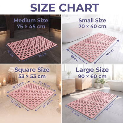SoftyMat - Textured Grip Shower Mat
