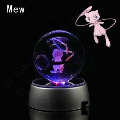 LED Crystal Ball Figures of Pokemon