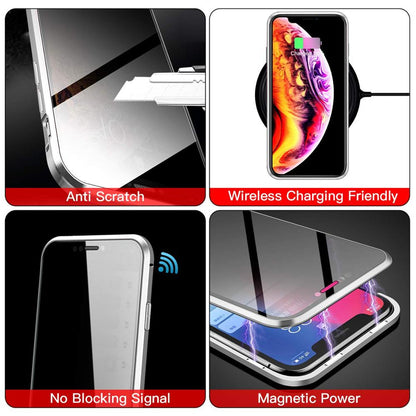 Anti-Spy Magnetic Protection Case for iPhone