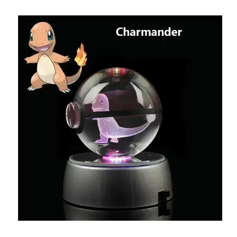 LED Crystal Ball Figures of Pokemon