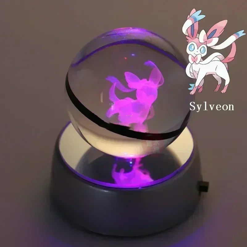 LED Crystal Ball Figures of Pokemon