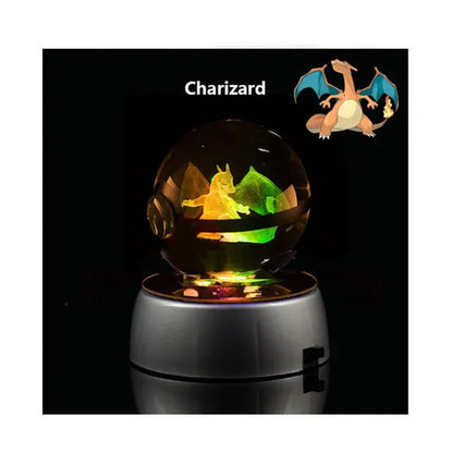 LED Crystal Ball Figures of Pokemon