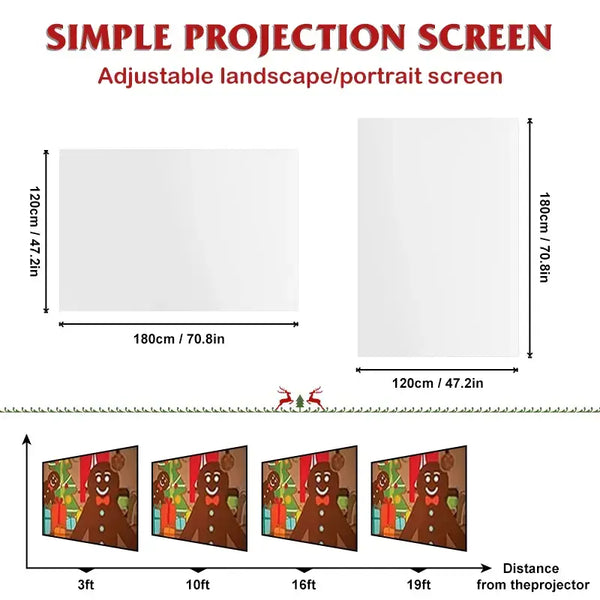 Spare Screen for Christmas Holographic Projector - Special Gift for CHRISTMAS