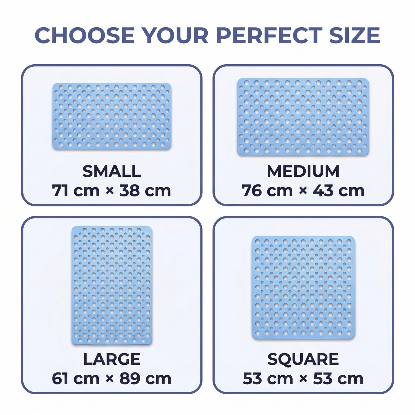 SoftyMat - Textured Grip Shower Mat