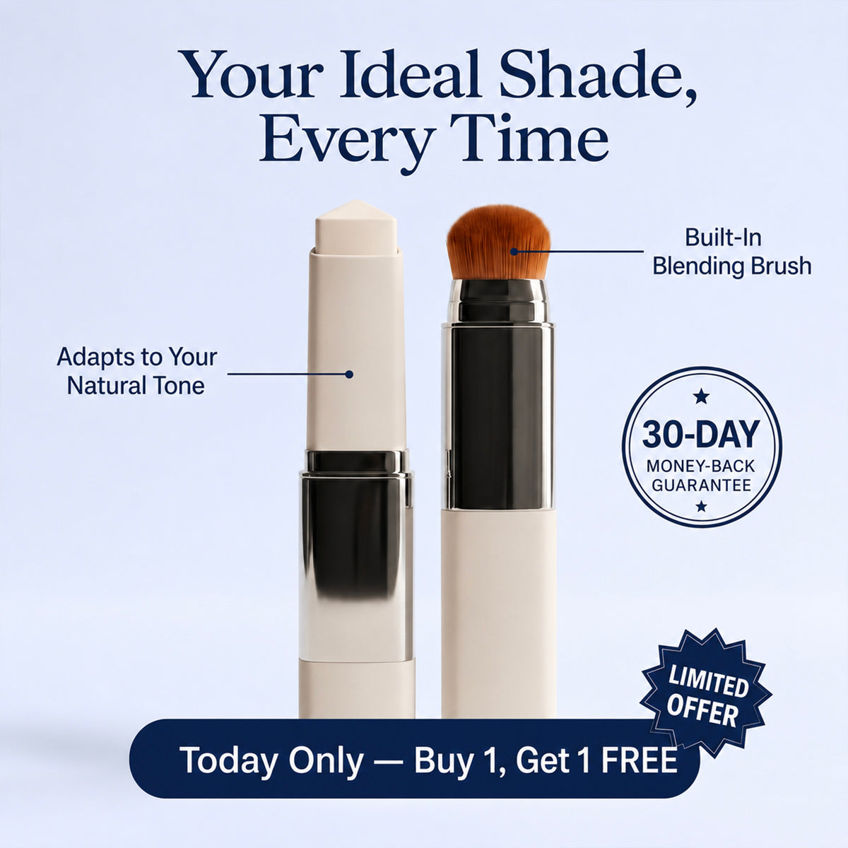 ShadeShift Stick - Color-Changing Foundation Buy 1 Get 1 FREE