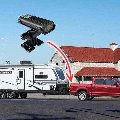 Wireless Reverse Hitch Guide Camera - Waterproof, Wide Angle & Easy Setup for caravan, car and home