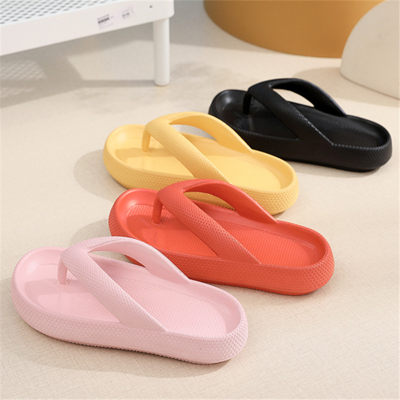 Women Cushy Flip Flops with Thick & Non-Slip Sole - Ultimate Comfort & Lightweight