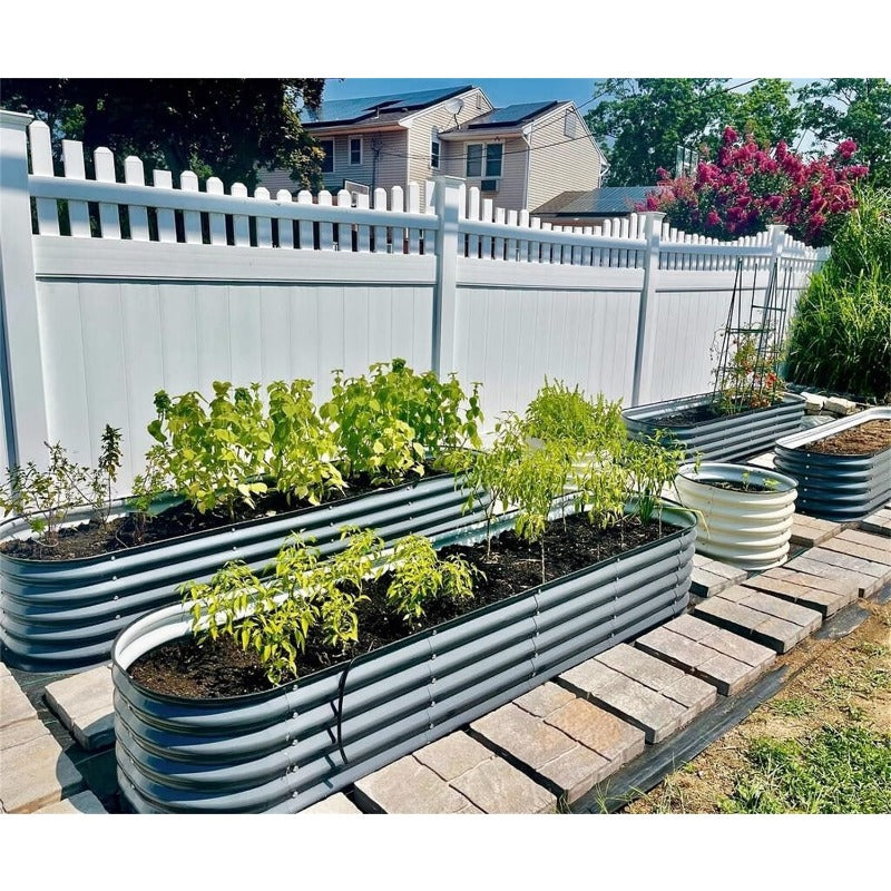 Galvanised Steel Raised Garden Bed - Easy Installations