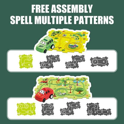 Puzzle & Car Tracker KIds Favourite Toy