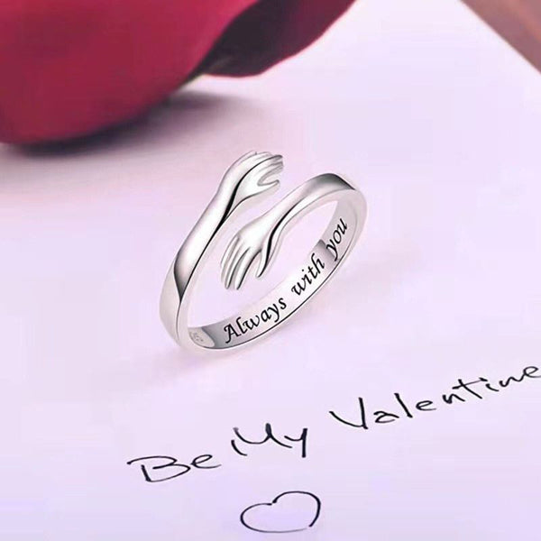 Hug Ring - Jewellery Love Piece for Couples & Universal Size