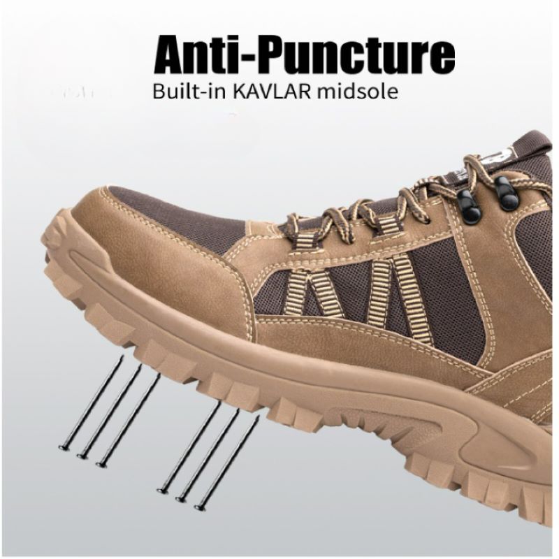 Premium Indestructible Shoes - Steel Toe with Anti-Slip Outsole