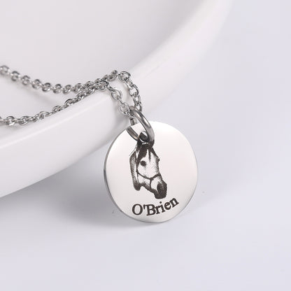 Custom Pet Memorial Necklace