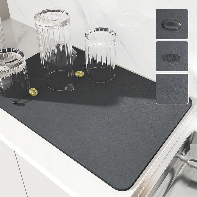 Kitchen Shelf Super Absorbent Draining Mat