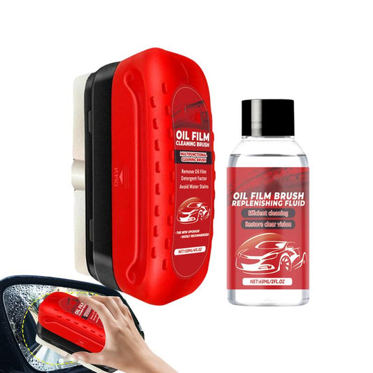 Automotive Oil Film Cleaning Brush – Provides a crystal-clear view instantly