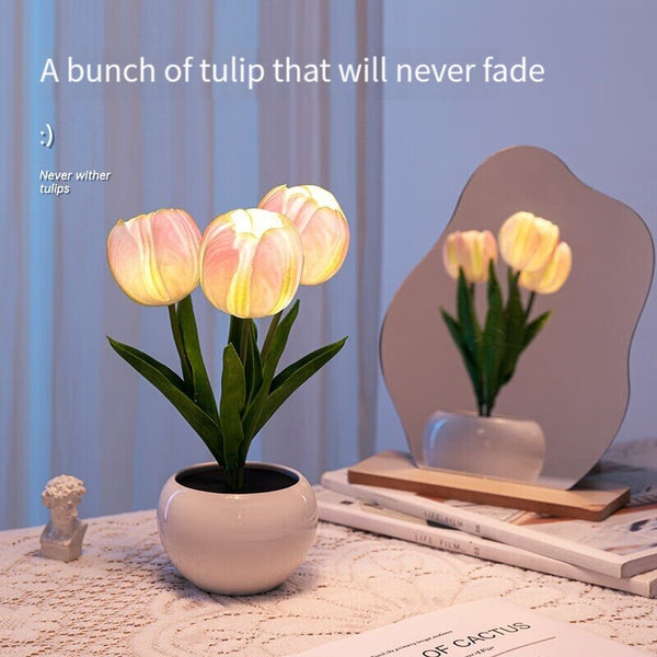 LED Tulips Table Lamp