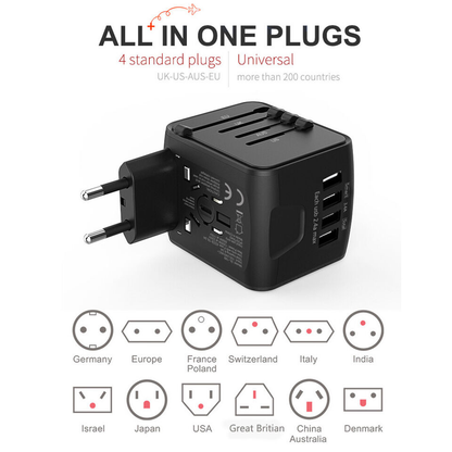 All-in-one Universal Travel Power Adapter