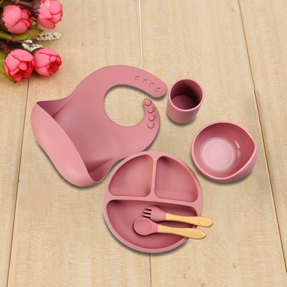 Baby Feeding Set - Plate Bowl Bib Spoon Fork Sippy Cup ALL ESSENTIALS