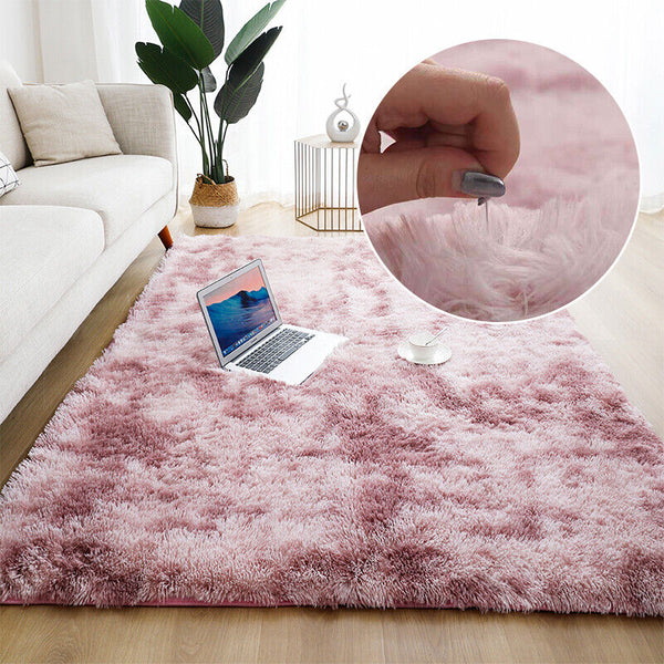 Fluffy Shaggy Area Rug - Soft Large Carpet Pad for Living Room or Bedroom