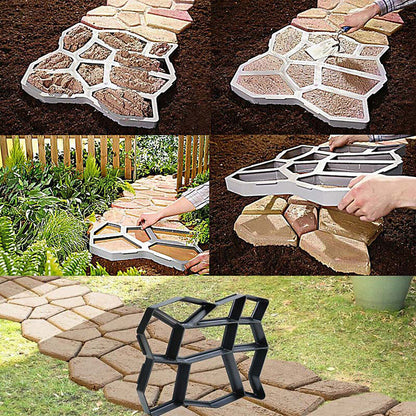 Multifunctional DIY Mould Pavements - For Pathways, Walls, Gardens & Driveways