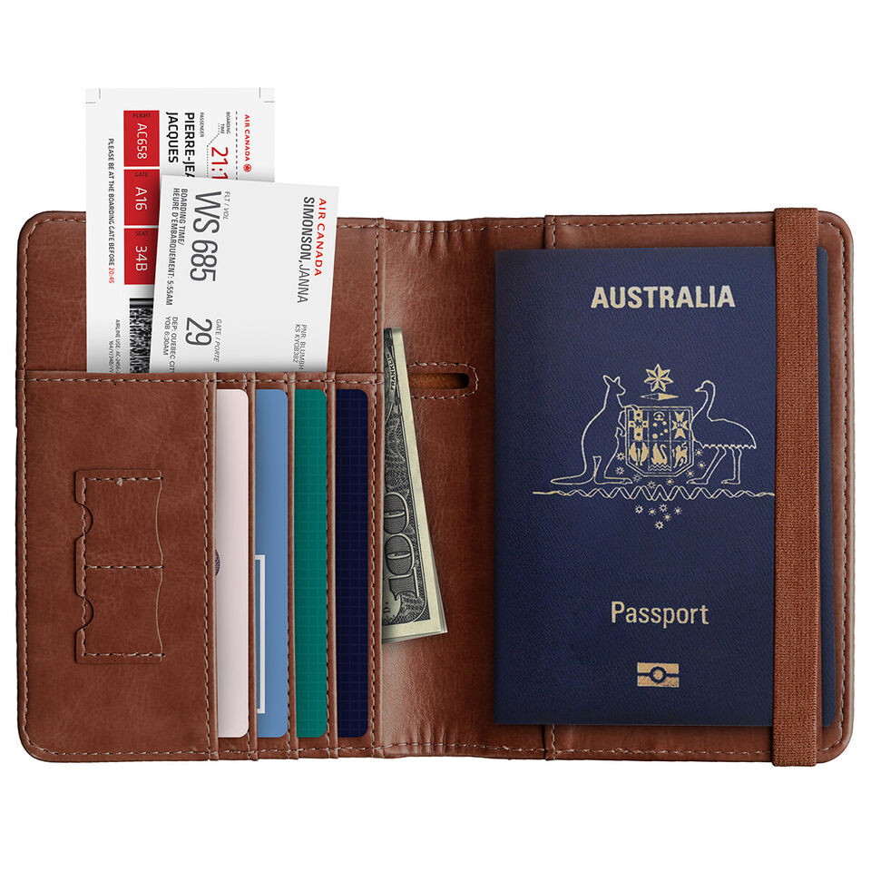 Passport wallets australia best sale