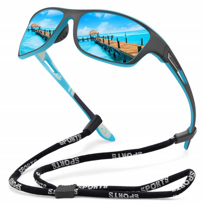 Men's Outdoor Sports Sunglasses with Anti-glare Polarized Lens - Fishing & Other Sports Activities