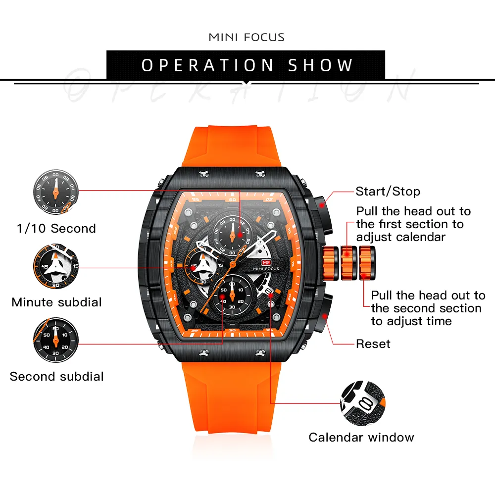 Luxury chronograph watch