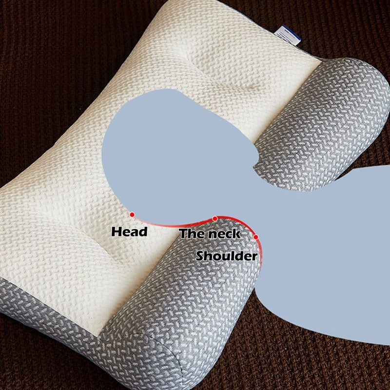NECK PILLOW for DISCOMFORT & SUPPORT WHILE SLEEPING