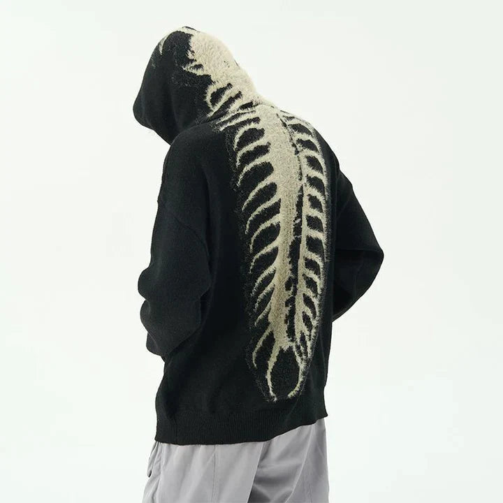 KNITTED CENTIPEDE HOODIE