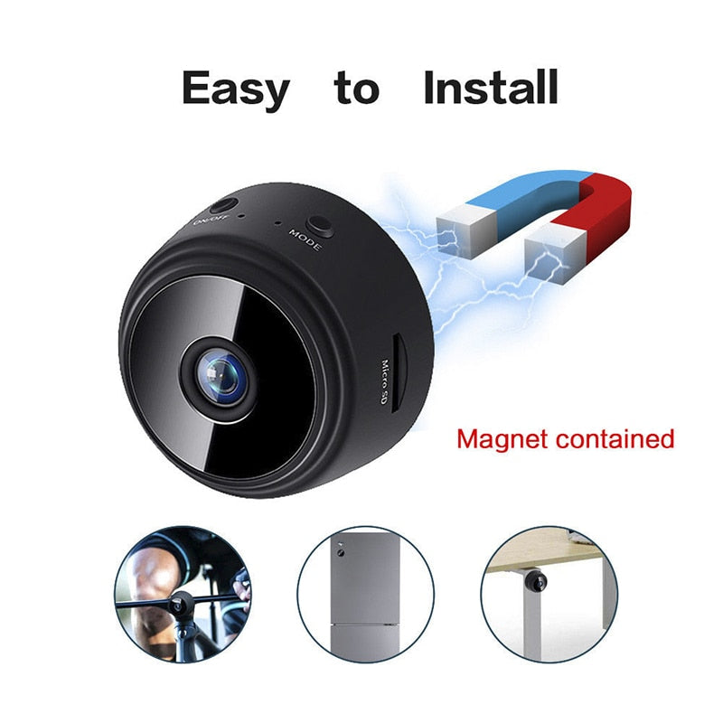 Wireless Indoor Security Camera Pro - Protect Your Family from Robberies and Burglaries