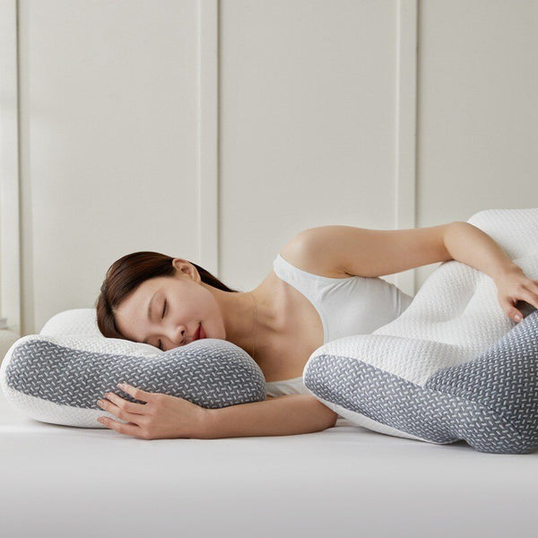 NECK PILLOW for DISCOMFORT & SUPPORT WHILE SLEEPING