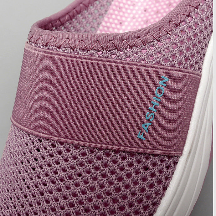 Slip-On Walking Shoes with Air Cushion