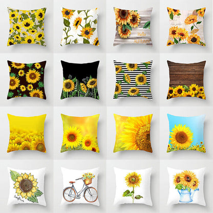 18" Cushion Cover Pillow Case Home Sofa Decor Pillowslip Waist Pillow Cover Soft