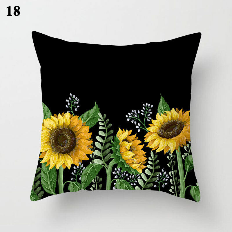 18" Cushion Cover Pillow Case Home Sofa Decor Pillowslip Waist Pillow Cover Soft