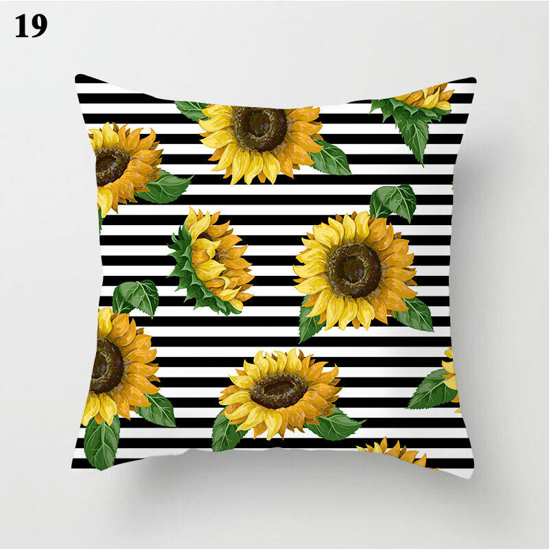 18" Cushion Cover Pillow Case Home Sofa Decor Pillowslip Waist Pillow Cover Soft