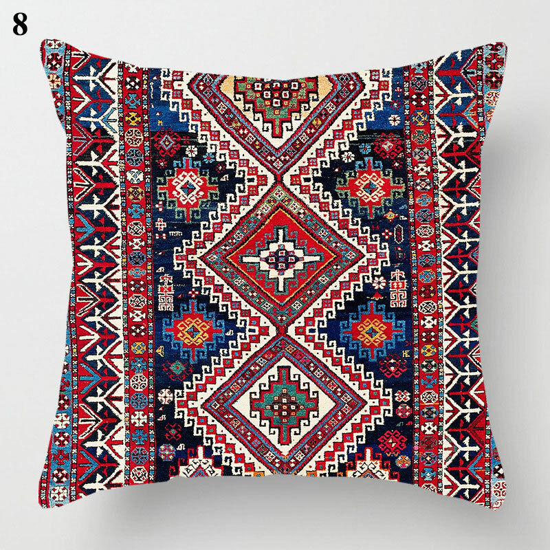 Ethnic Boho Mandala Print Throw Pillow Case Sofa Cushion Cover Home Decor