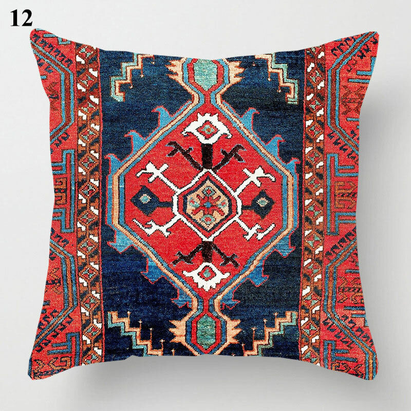 Ethnic Boho Mandala Print Throw Pillow Case Sofa Cushion Cover Home Decor