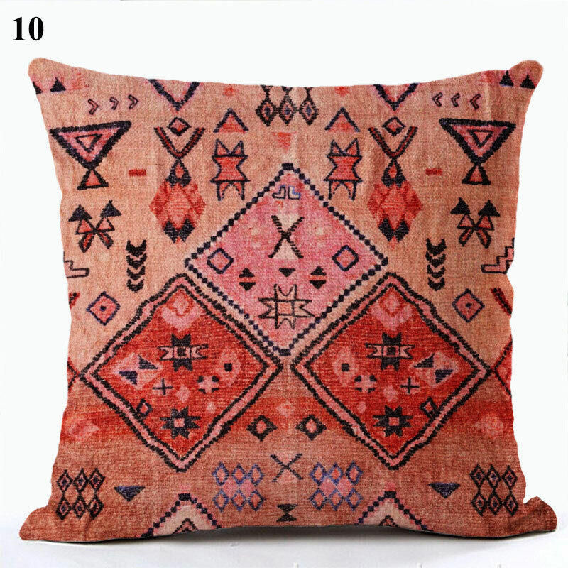 Ethnic Boho Mandala Print Throw Pillow Case Sofa Cushion Cover Home Decor