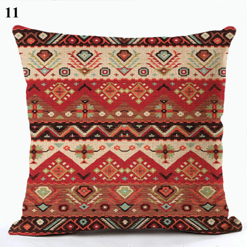 Ethnic Boho Mandala Print Throw Pillow Case Sofa Cushion Cover Home Decor