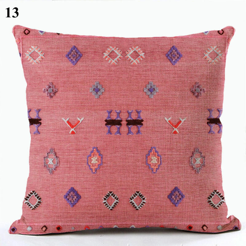 Ethnic Boho Mandala Print Throw Pillow Case Sofa Cushion Cover Home Decor