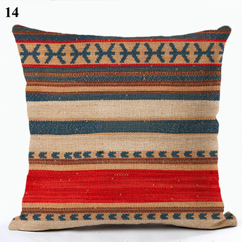 Ethnic Boho Mandala Print Throw Pillow Case Sofa Cushion Cover Home Decor